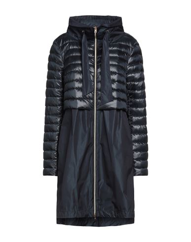 Herno Woman Puffer Midnight Blue Size 4 Polyester, Polyamide In Blue