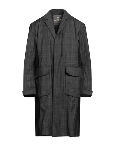 Lardini By Yosuke Aizawa Man Overcoat & Trench Coat Steel Grey Size L Wool, Polyester, Cotton