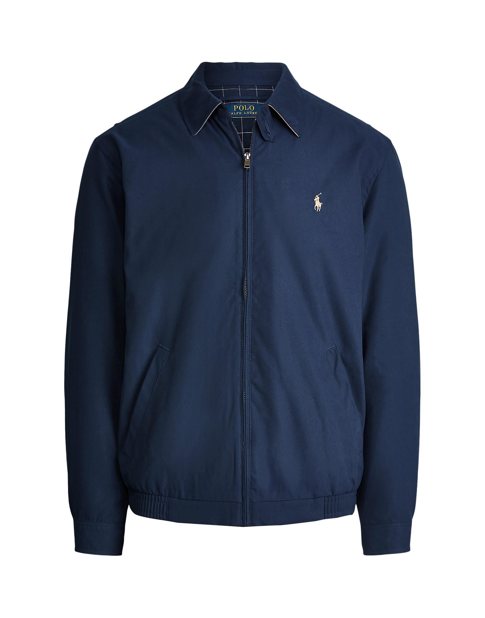Polo Ralph Lauren Mens French Navy Classic New Fit Bi-swing Windbreaker Jacket In Blue