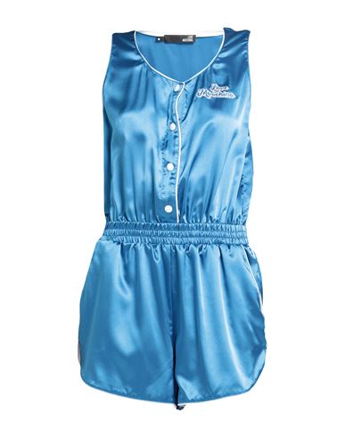 Love Moschino Woman Jumpsuit Azure Size M Polyester, Elastane In Blue