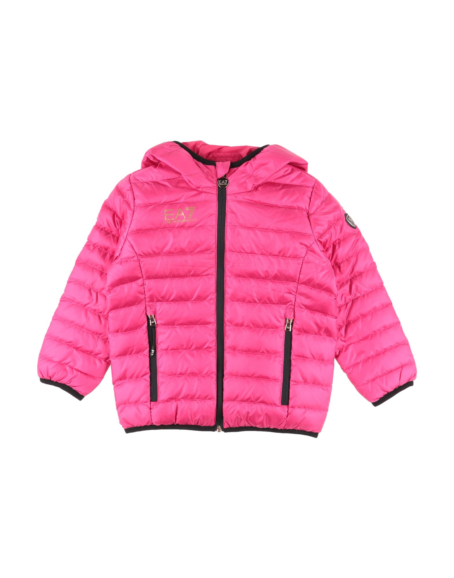 Ea7 Kids' Down Jackets In Pink