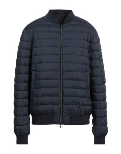 Herno Man Down Jacket Navy Blue Size 50 Polyamide