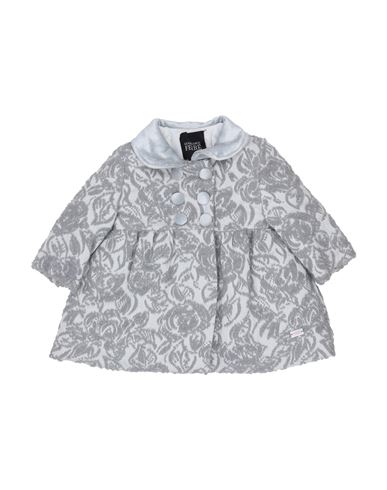 Gianfranco Ferre Babies' ' Newborn Girl Coat Light Grey Size 0 Polyester, Polyacrylic, Wool, Modal, Polyamide