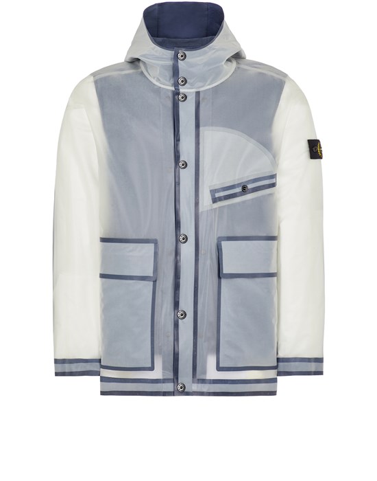 Sold out - STONE ISLAND 401Q3 LUMINESCENT POLY
COVER COMPOSITE Jacket Man Avio Blue