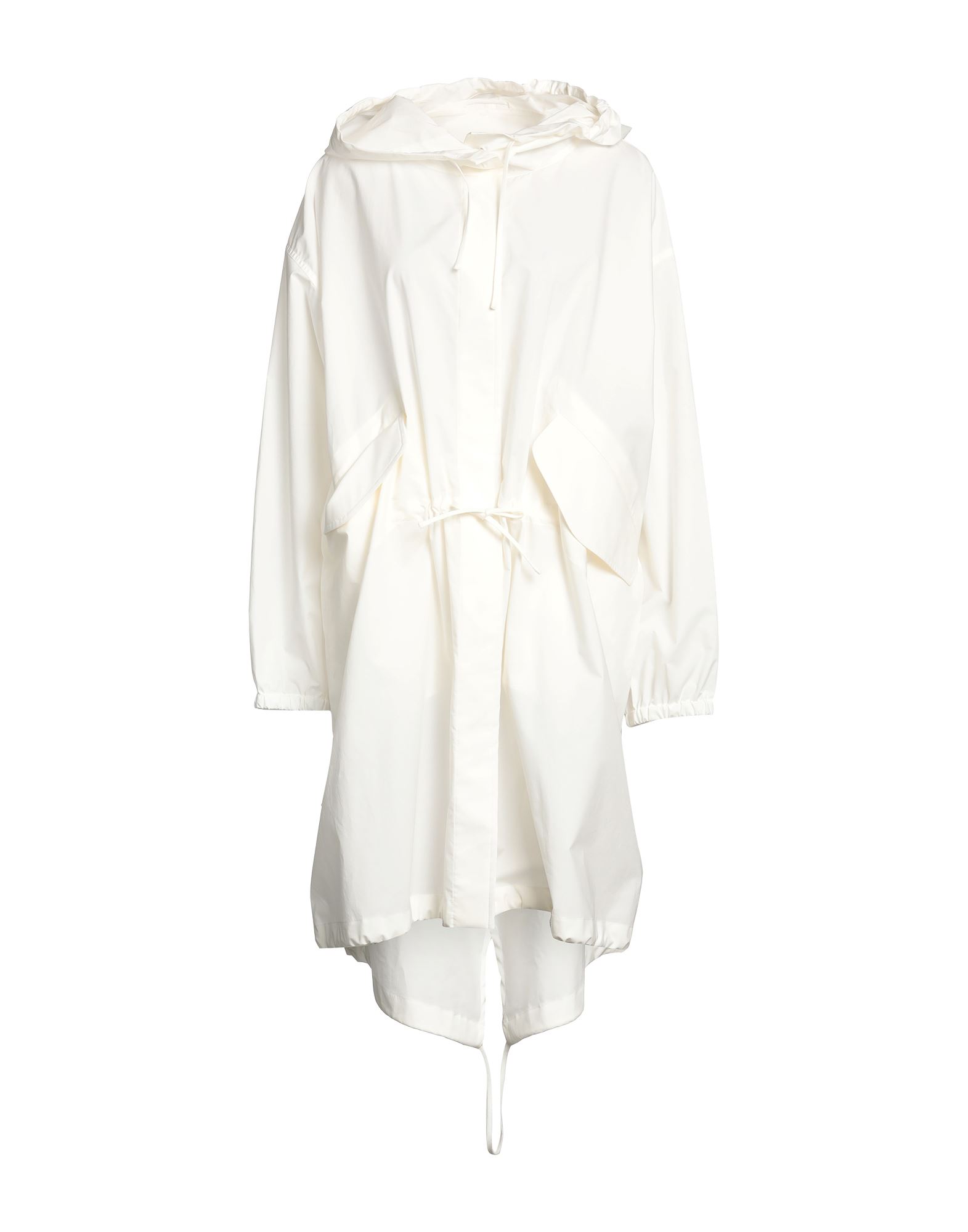 Jil Sander Overcoats In White
