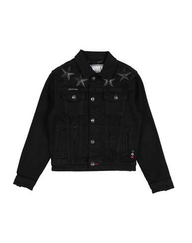 Philipp Plein Toddler Boy Denim Outerwear Black Size 6 Cotton, Elastomultiester, Elastane In Black