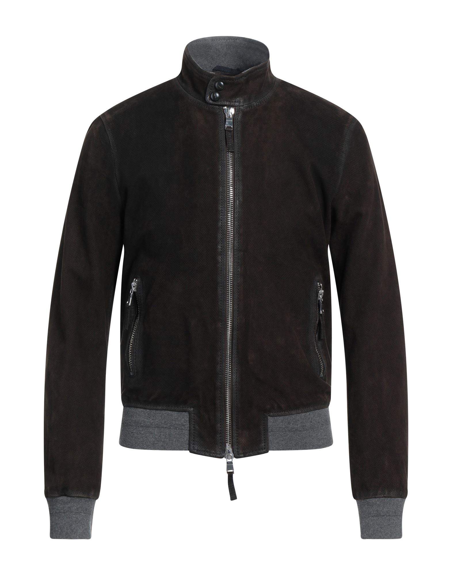 The Jack Leathers Jackets In Dark Brown