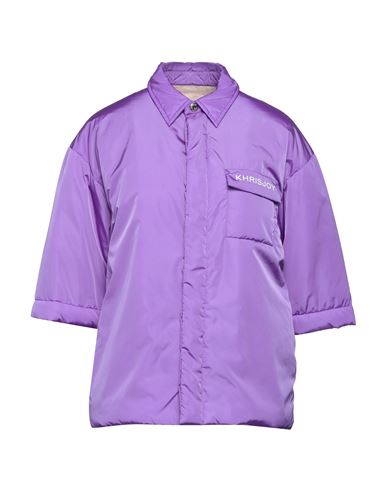 Woman Jacket Light purple Size M Polyester