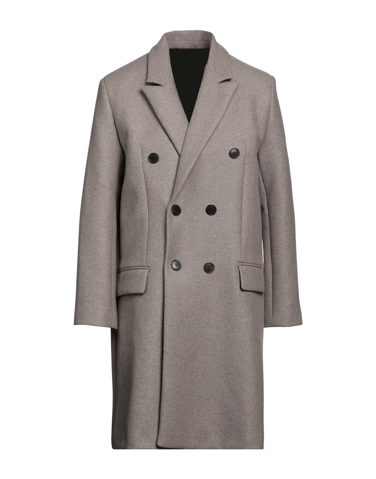 Zadig & Voltaire Mika Wool-blend Manteau Coat In Beige