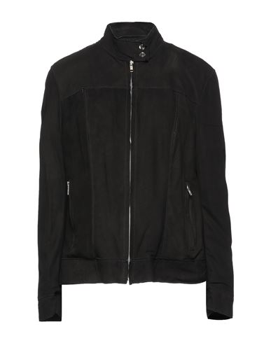 Salvatore Santoro Woman Jacket Black Size 6 Ovine Leather