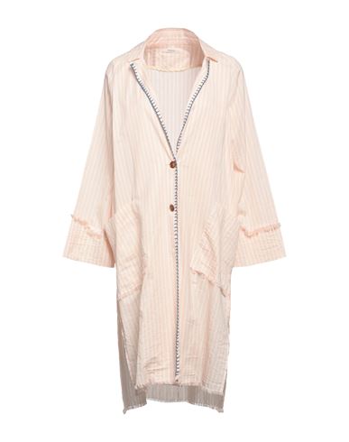 Balia 8.22 Woman Overcoat Ivory Size 6 Cotton, Silk In White