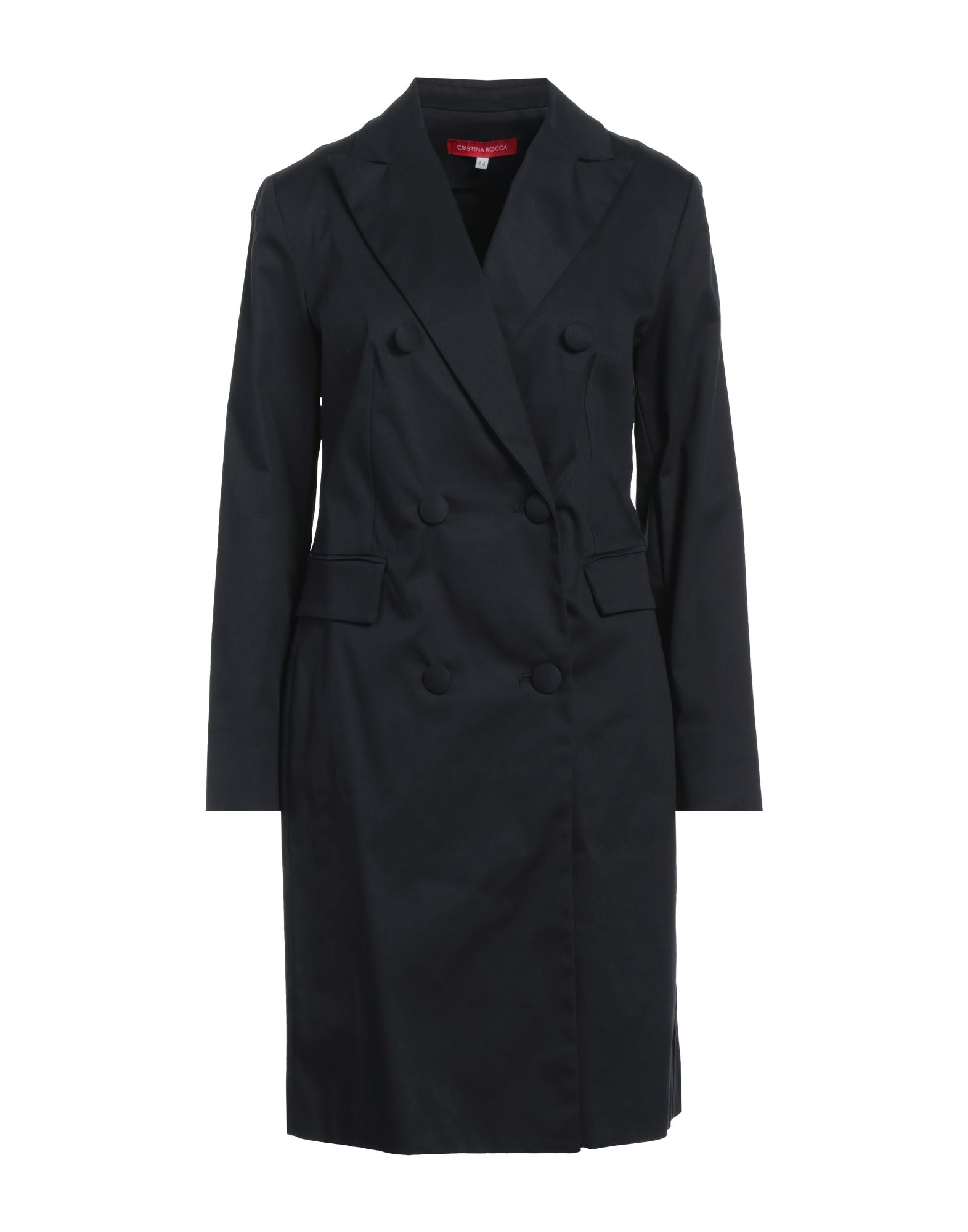 Cristina Rocca Overcoats In Black