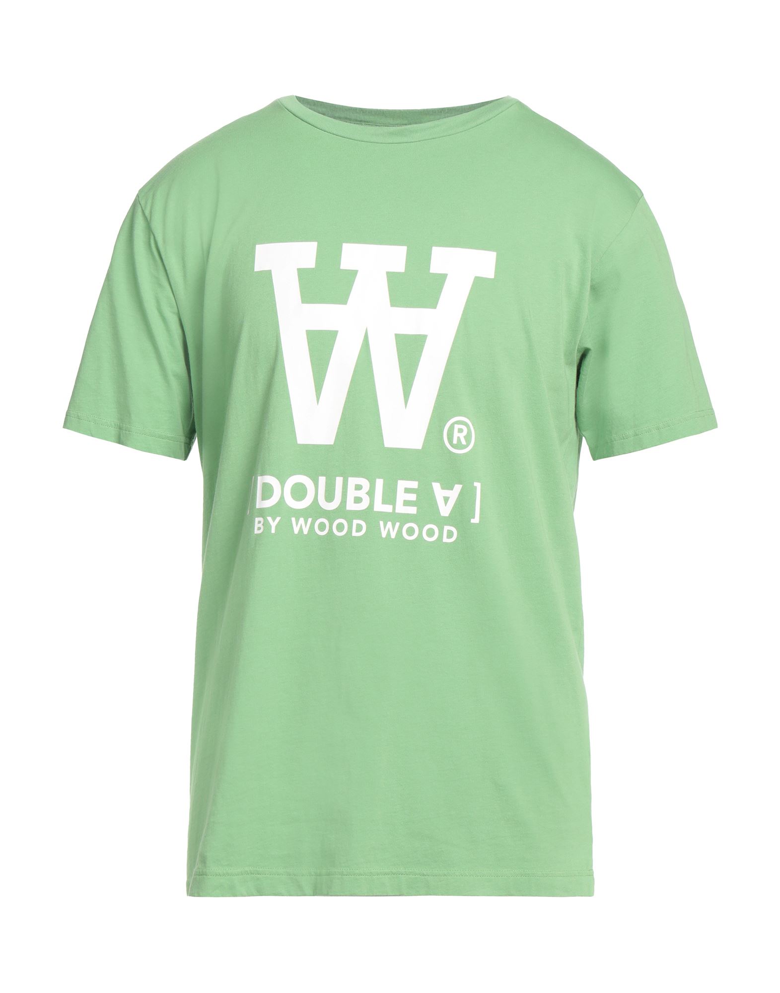 Double A By Wood Wood T-shirts In Green