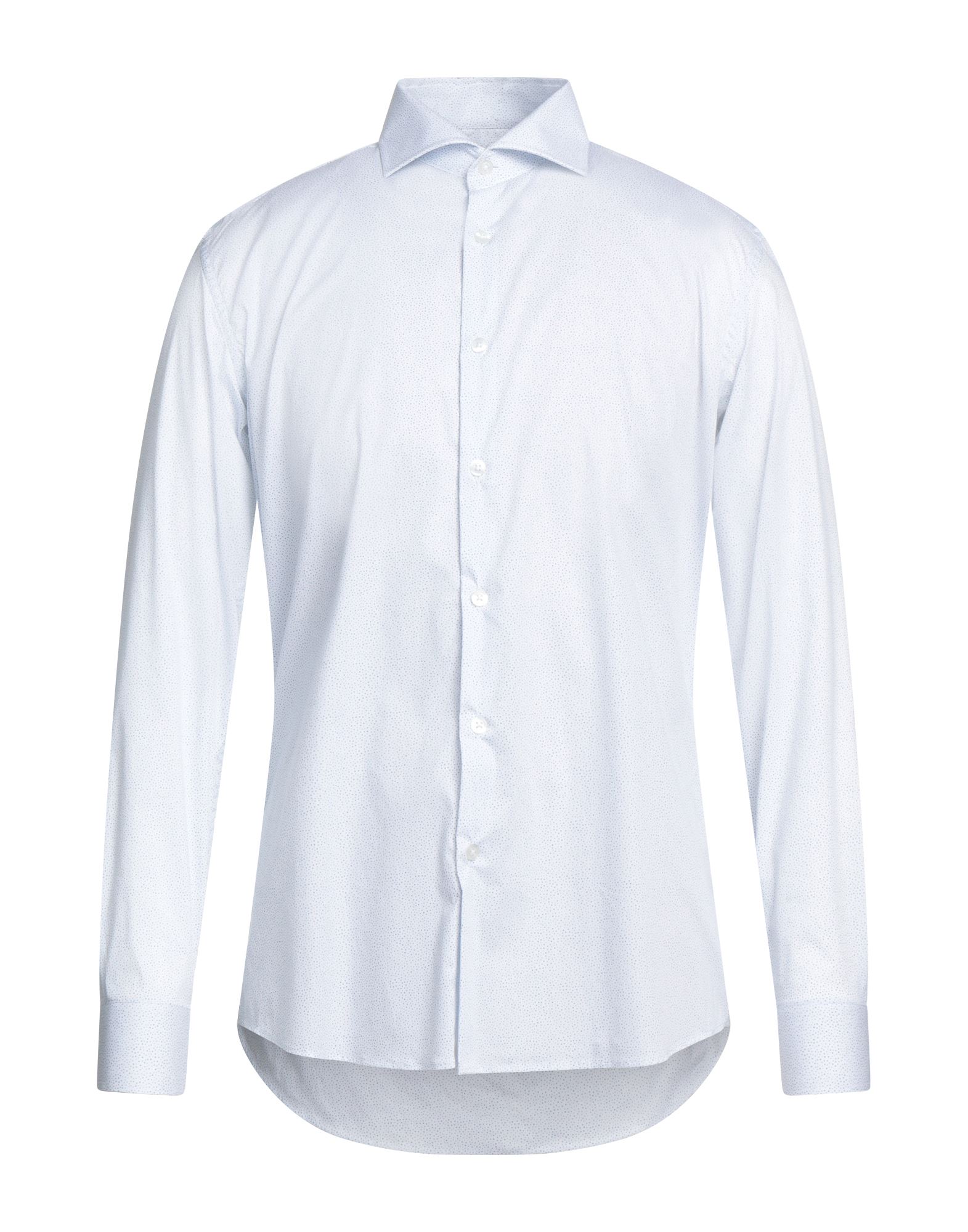 Grey Daniele Alessandrini Solid Color Shirt In White