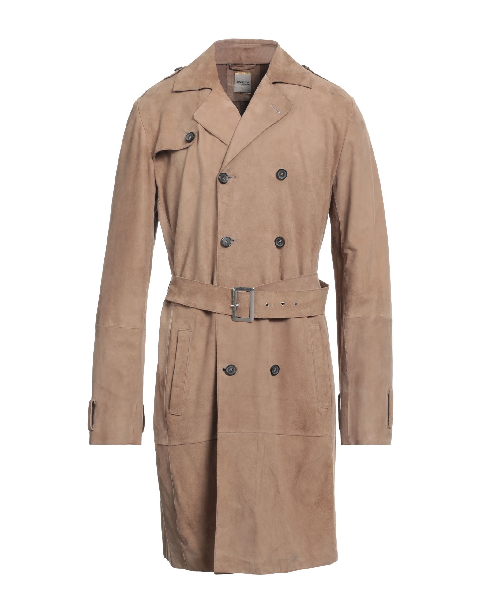 Andrea D'amico Overcoats In Brown