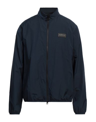 BARBOUR BARBOUR MAN JACKET NAVY SIZE L POLYAMIDE, POLYESTER 