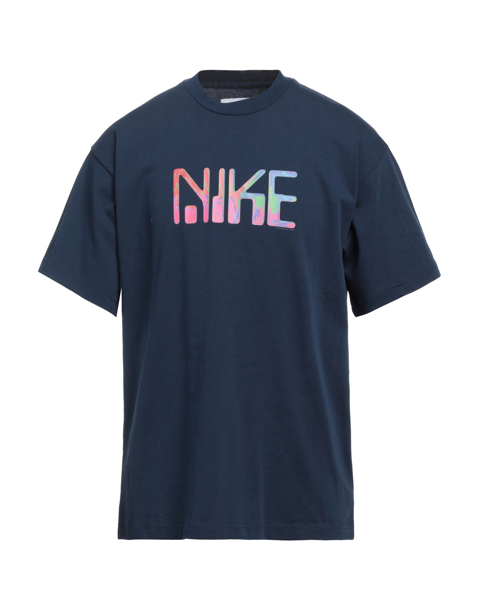 Nike Man T-shirt Midnight Blue Size Xs Cotton