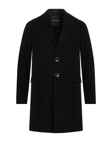 Man Coat Midnight blue Size 46 Wool, Polyamide