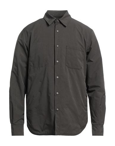 Aspesi Man Shirt Steel Grey Size M Polyester, Polyamide