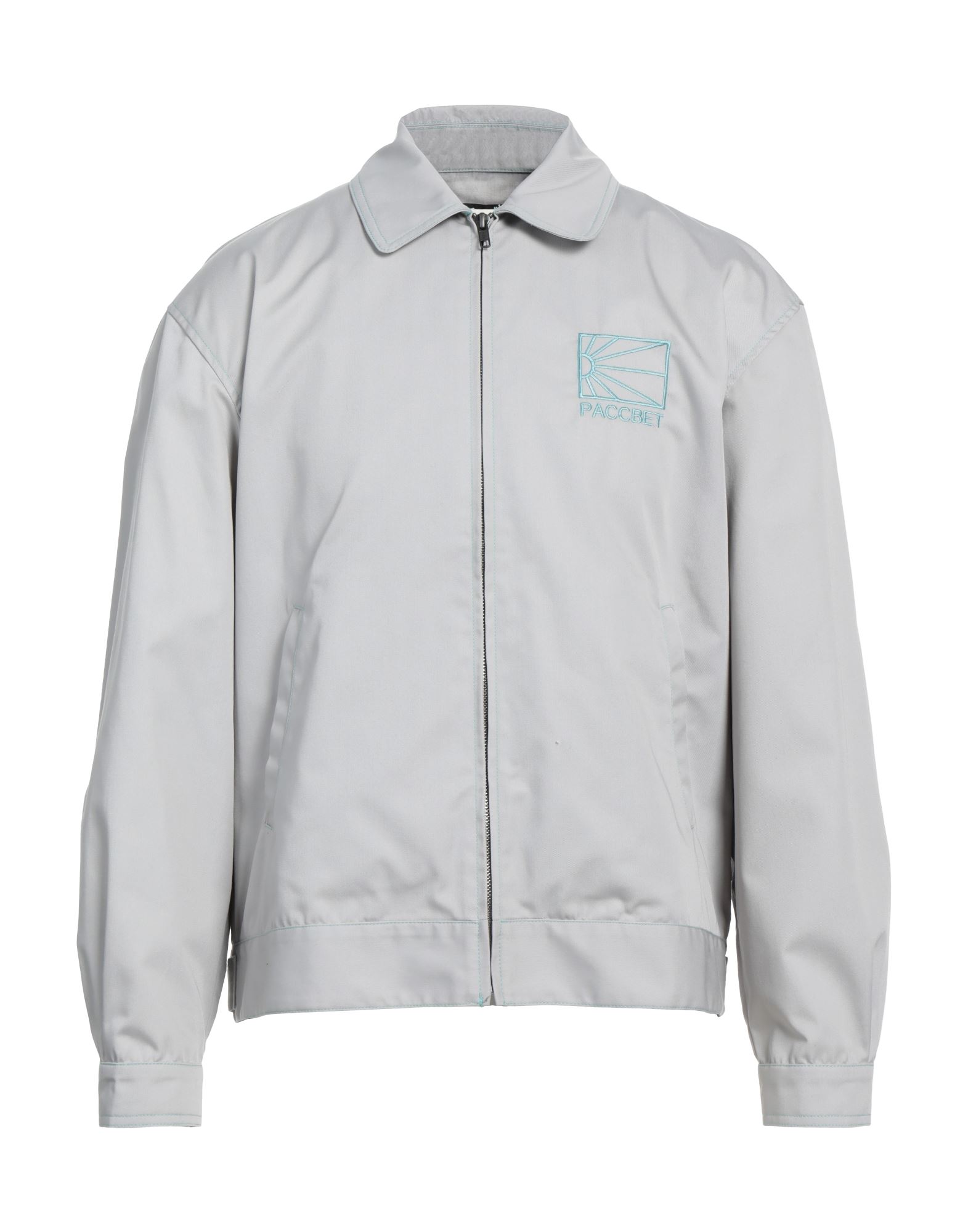 Shop Rassvet Man Jacket Light Grey Size Xl Pes - Polyethersulfone, Cotton