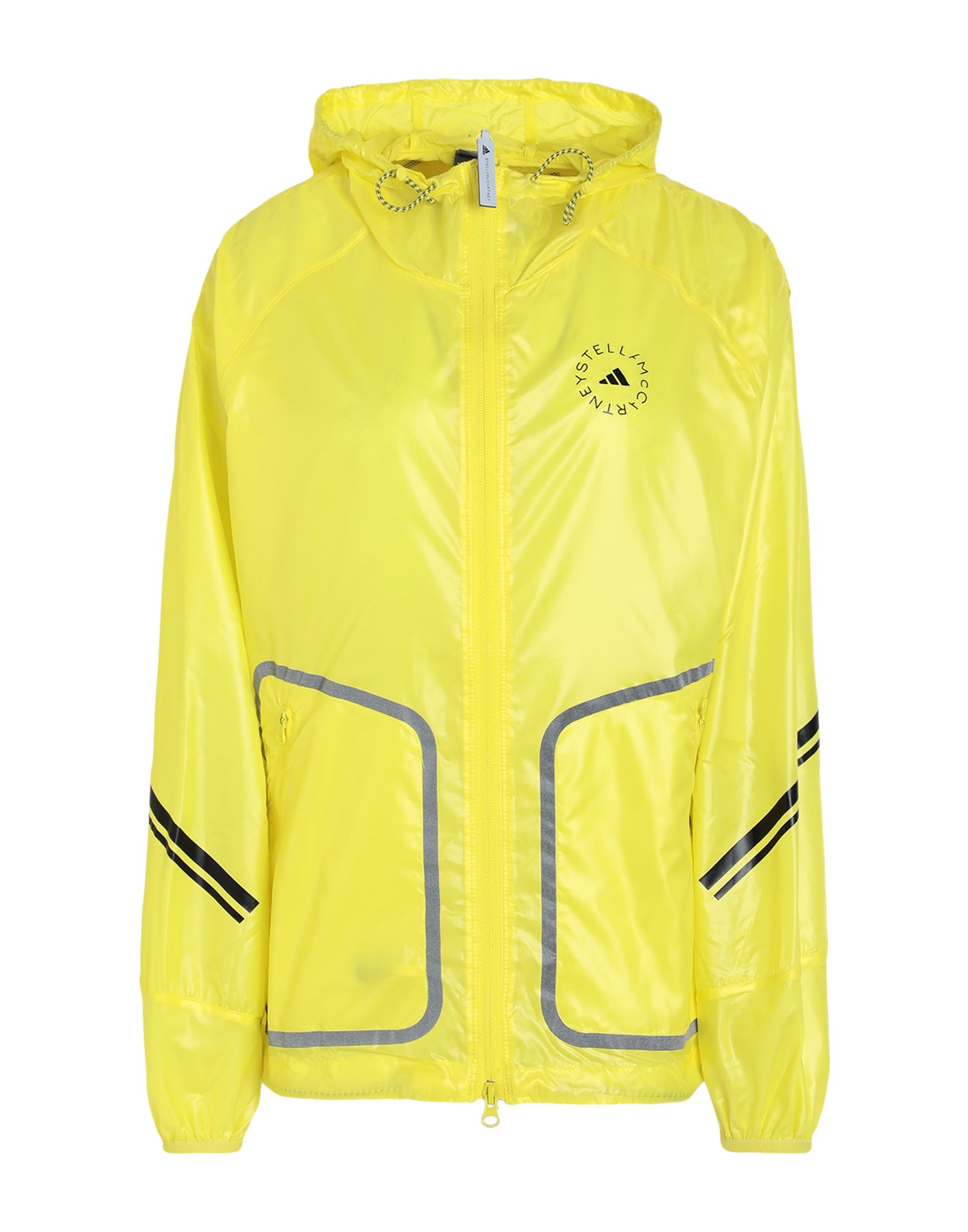 Shop Adidas By Stella Mccartney Truepace Running Jacket Woman Jacket Yellow Si