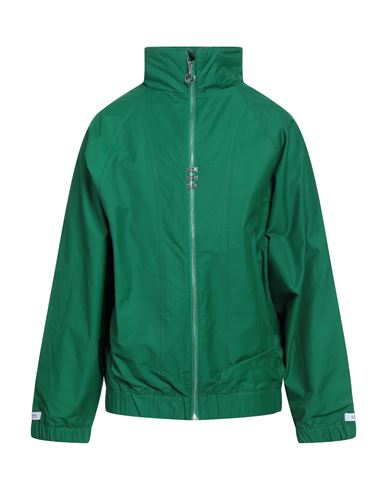 Lourdes New York Man Jacket Green Size M Cotton, Polyamide, Polyester