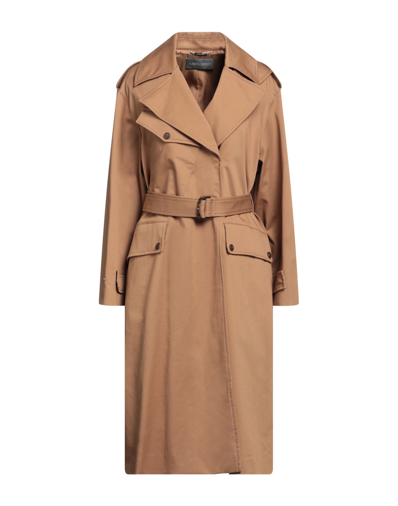 Alberta Ferretti Overcoats In Beige