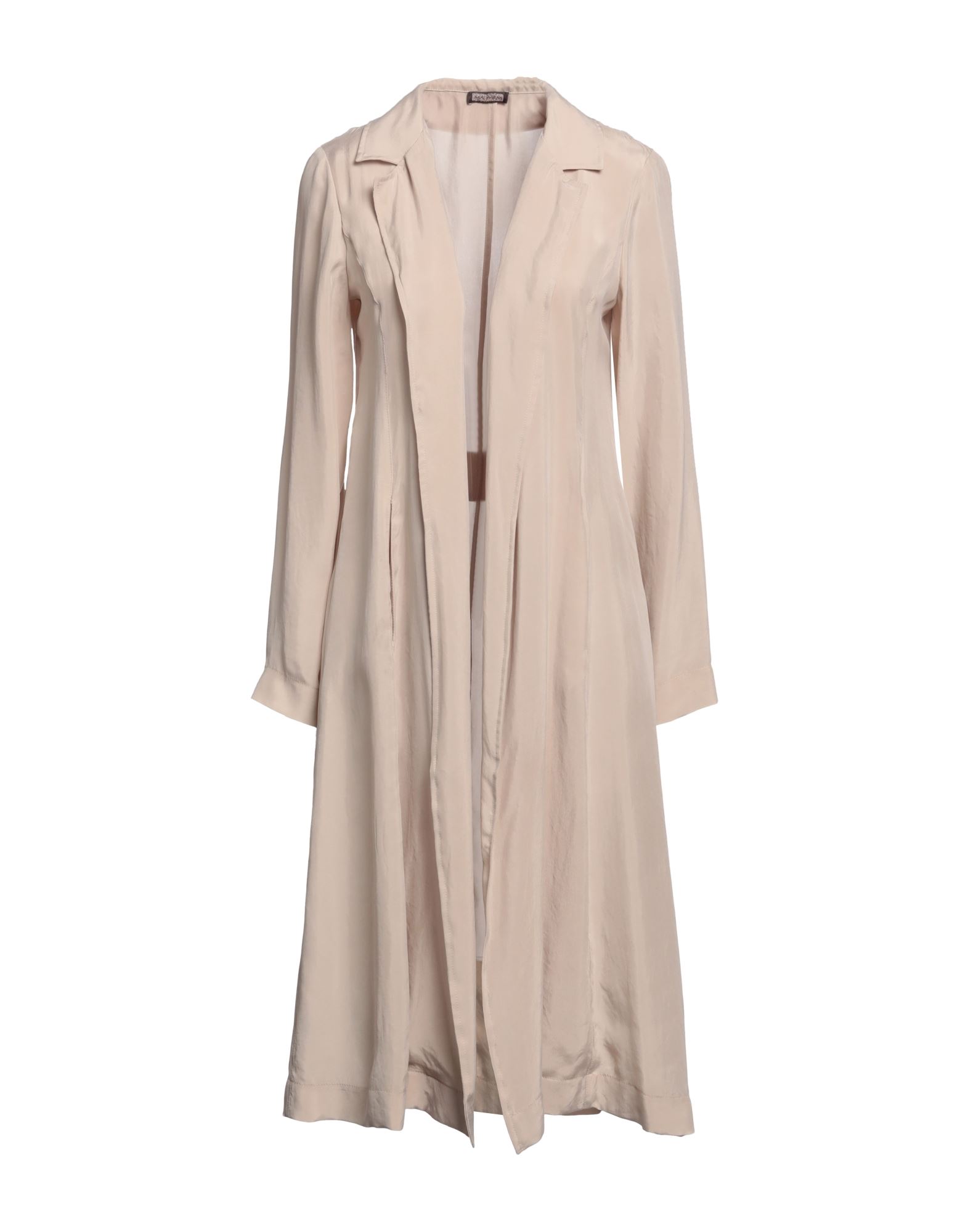 MALIPARMI MALÌPARMI WOMAN OVERCOAT BEIGE SIZE 6 CUPRO