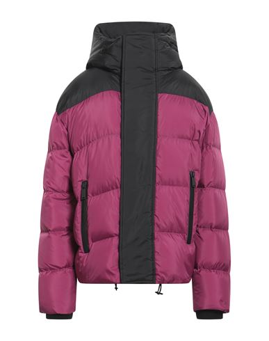 Dsquared2 Logo-print Padded Jacket In Purple
