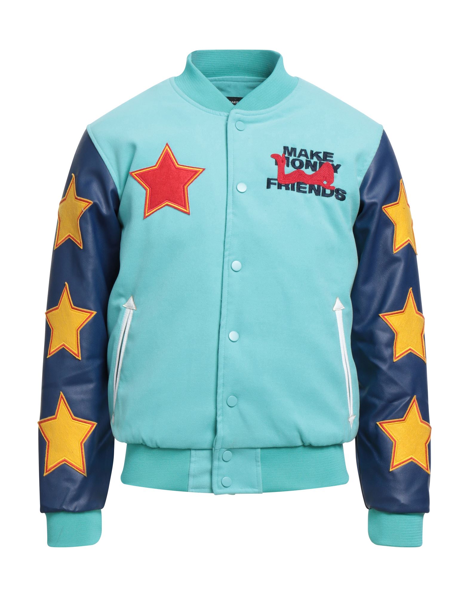 Make Money Not Friends Jackets In Turquoise