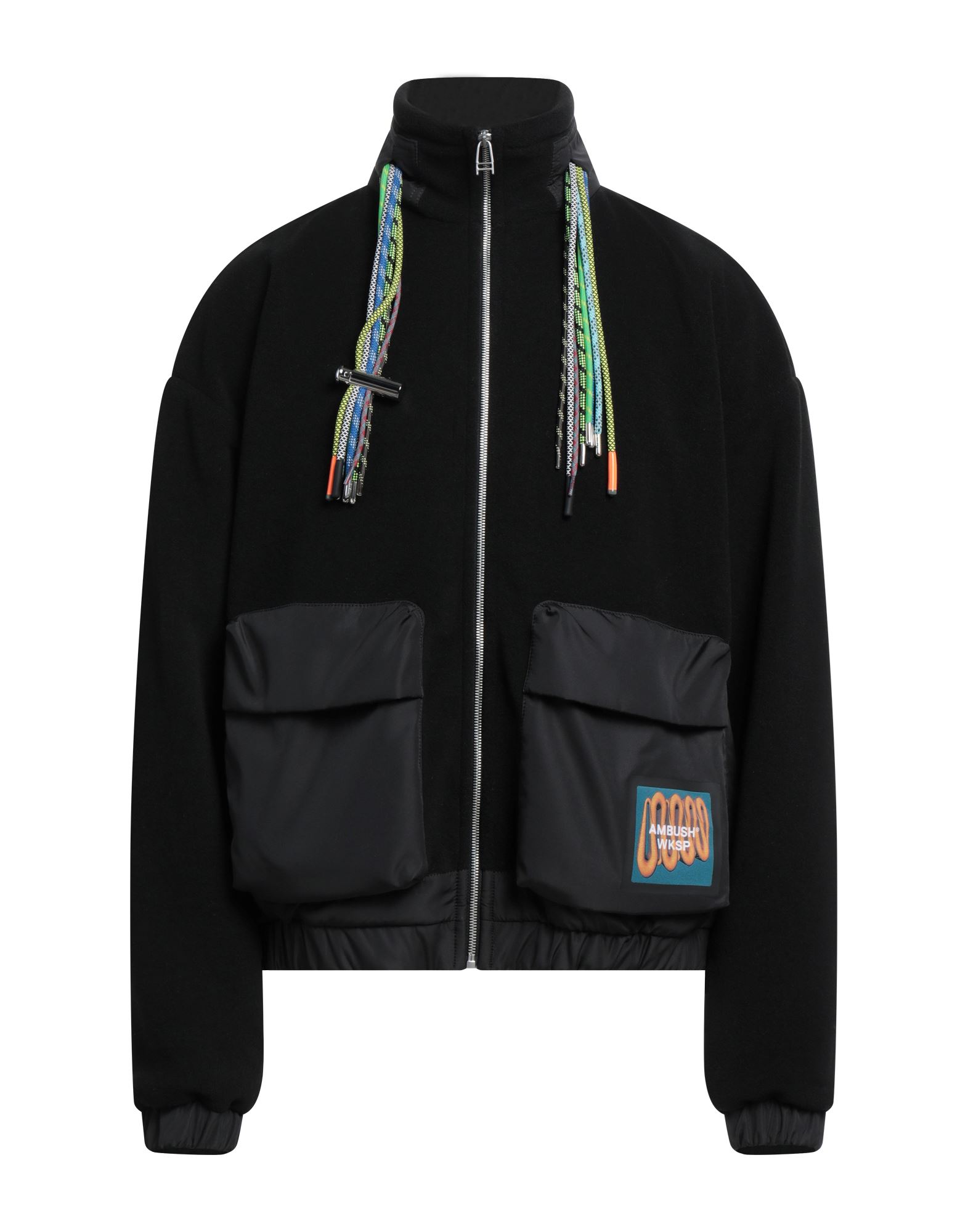 Shop Ambush Man Jacket Black Size L Polyester, Polyurethane
