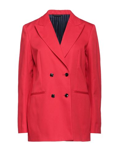 Mp Massimo Piombo Woman Suit Jacket Red Size M Cotton