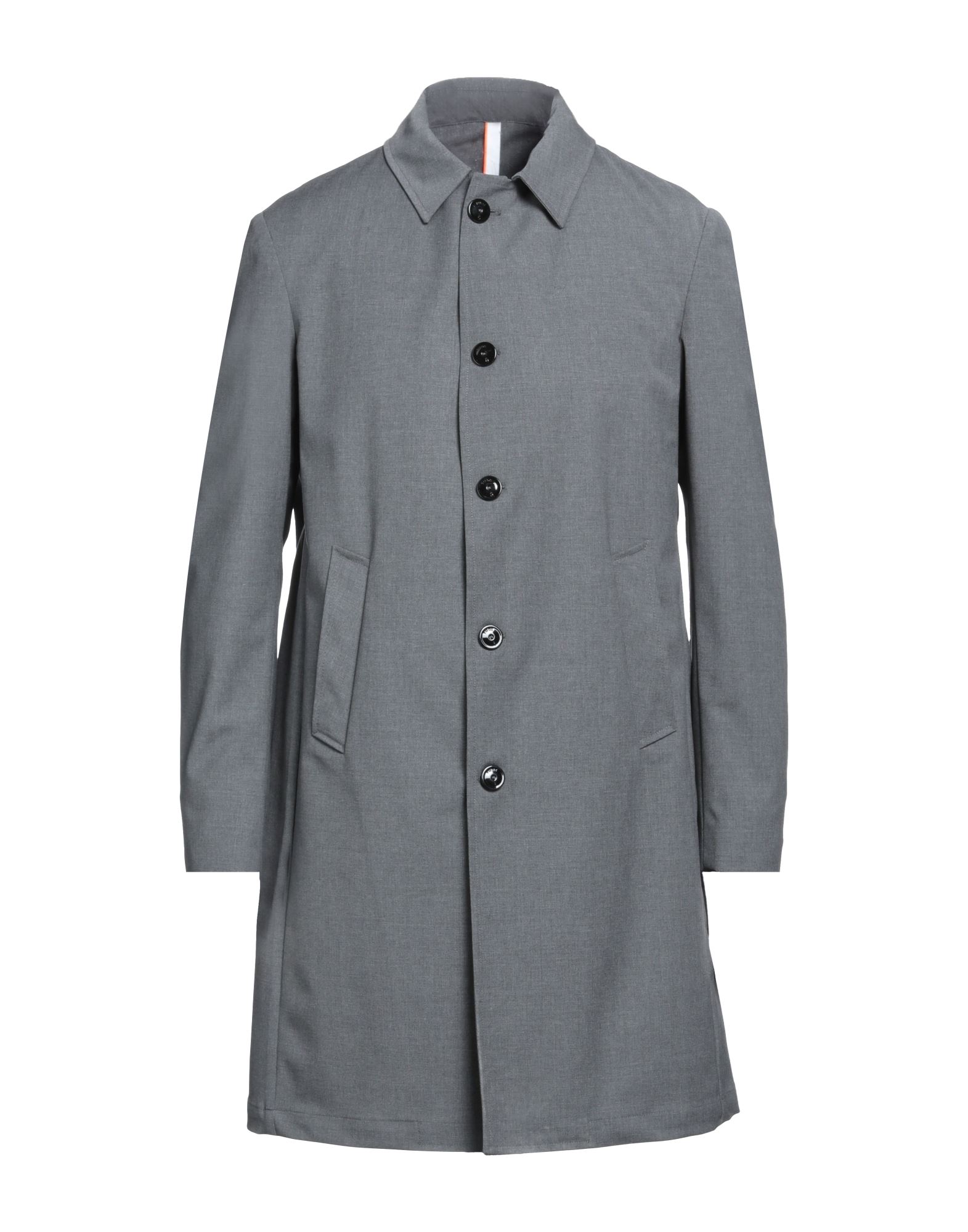 Pmds Premium Mood Denim Superior Overcoats In Grey