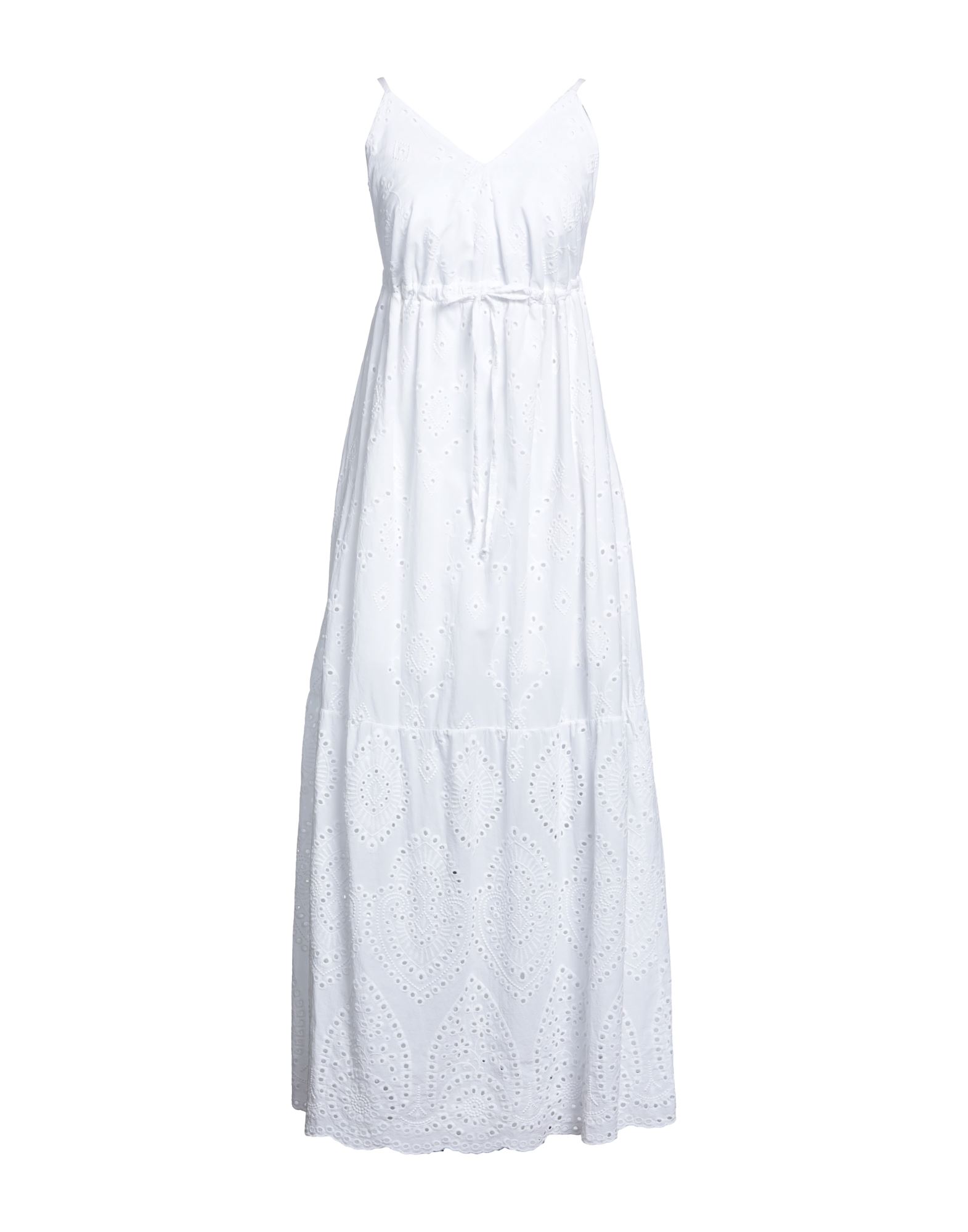 White Wise Long Dresses In White