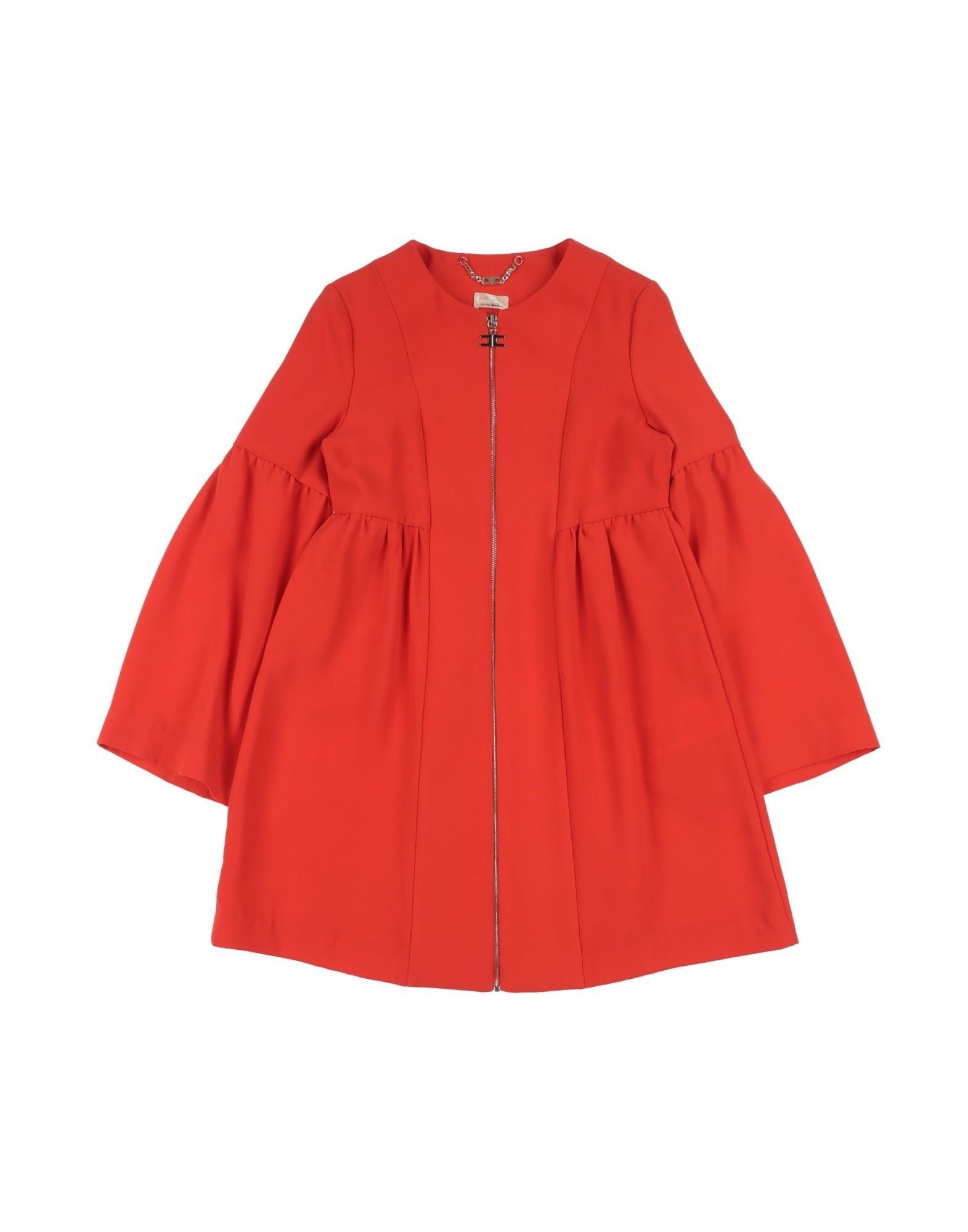 Elisabetta Franchi Kids'  Overcoats In Red