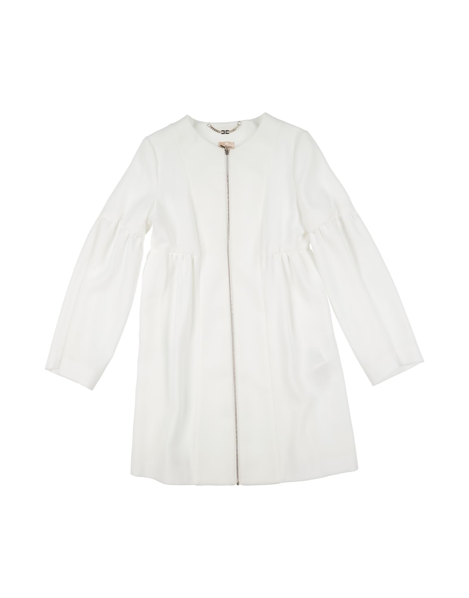 Elisabetta Franchi Kids'  Overcoats In White