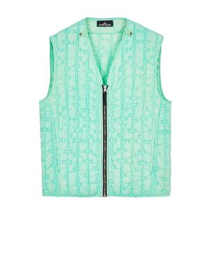 Stone Island Junior quilted padded gilet - Green