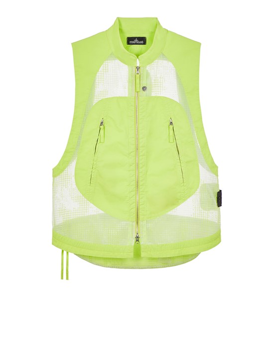 Sold out - STONE ISLAND SHADOW PROJECT G0223 VEST 
DISTORTED RIPSTOP ORGANZA-TC Vest Man Pistachio Green