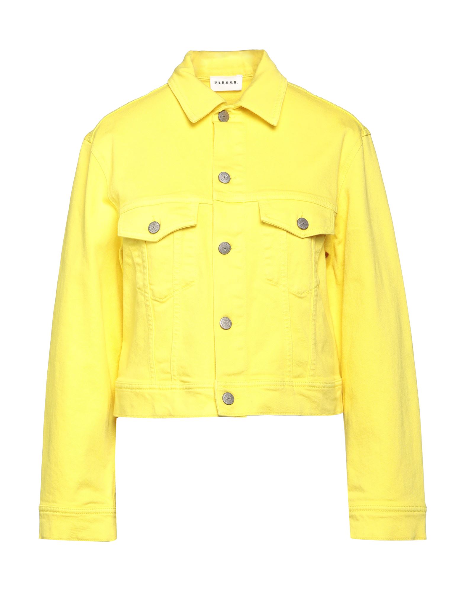 P.a.r.o.s.h Denim Outerwear In Yellow