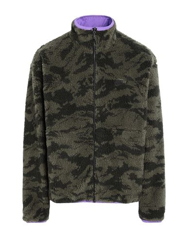 Nike Club+ Men's Full-zip Reversible Winterized Top Man Jacket Military Green Size L Polyester
