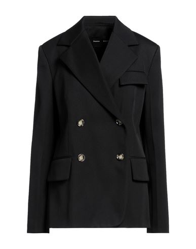 Proenza Schouler Woman Coat Black Size 4 Virgin Wool