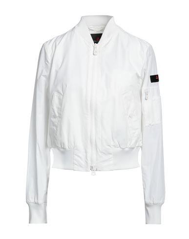 Peuterey Woman Jacket White Size 10 Cotton, Polyester, Polyamide
