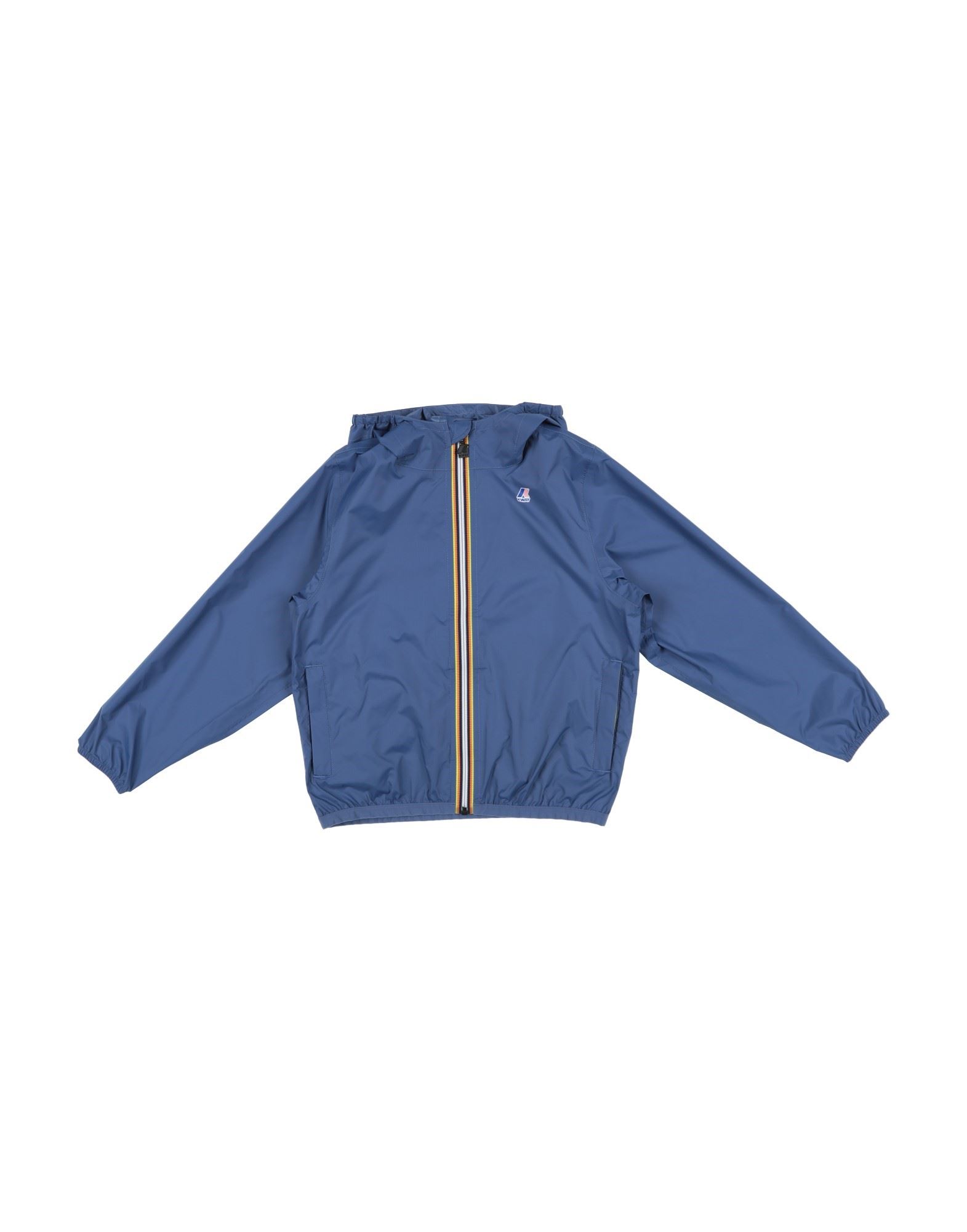 K-way Little Girl's & Girl's Claude Hooded Windbreaker Jacket In Slate Blue