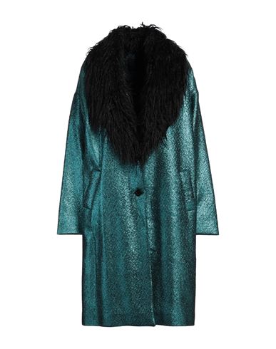 Gaelle Paris Gaëlle Paris Woman Coat Deep Teal Size 6 Polyester In Green