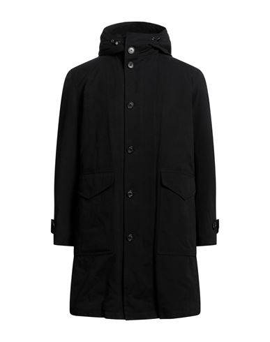 Sealup Man Coat Black Size 36 Cotton, Polyester, Polyamide