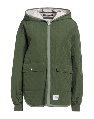 Department Five Department 5 Woman Jacket Military Green Size S Polyester In Green