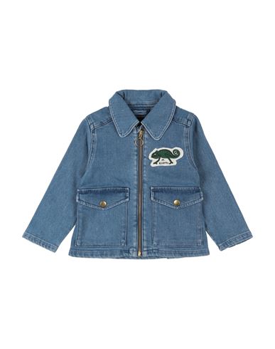 Mini Rodini Babies'  Toddler Boy Denim Outerwear Blue Size 3 Organic Cotton