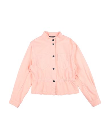 Emporio Armani Babies'  Toddler Girl Jacket Salmon Pink Size 6 Cotton, Lyocell