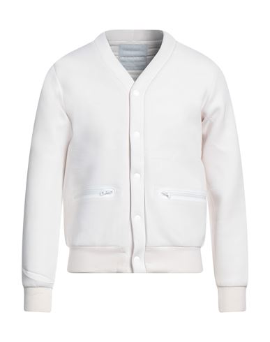 Fumito Ganryu Man Suit Jacket Ivory Size 2 Nylon, Polyurethane In White