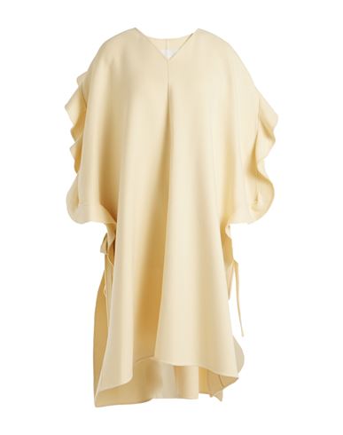 Jil Sander Woman Cape Light Yellow Size 2 Cashmere